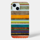 Phantastisch Neues iPhone Graue gestreifte Kunst Case-Mate iPhone Hülle (Rückseite)