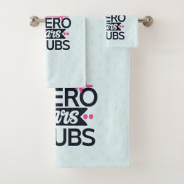 Phantastisch Nurse Superhero Sprichwort Typografie Badhandtuch Set