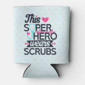 Phantastisch Nurse Superhero Sprichwort Typografie Dosenkühler (Vorderseite)
