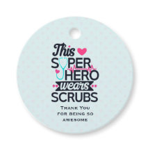 Phantastisch Nurse Superhero Sprichwort Typograph 