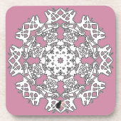 Phantastisch Octa Glyph Dawn Untersetzer (Vorderseite)