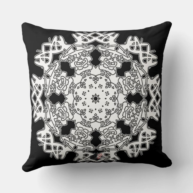 Phantastisch Octa Glyph Pillow Kissen (Rückseite)