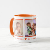 Phantastisch Oma Multi Foto Personalisiert Tasse (Vorderseite Links)