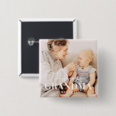 Phantastisch Oma Seit 20XX Einfaches elegantes Fot Button (Vorne & Hinten)