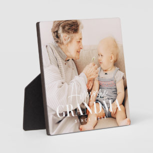 Phantastisch Oma Seit 20XX Einfaches elegantes Fot Fotoplatte