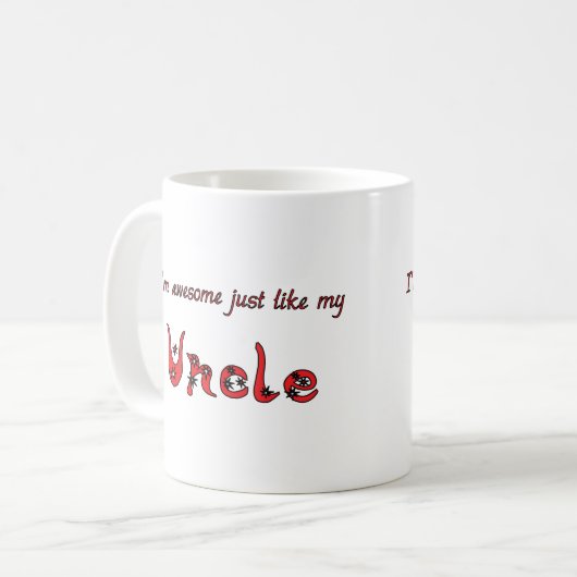 Phantastisch Onkel Kaffeetasse (Vorderseite Links)