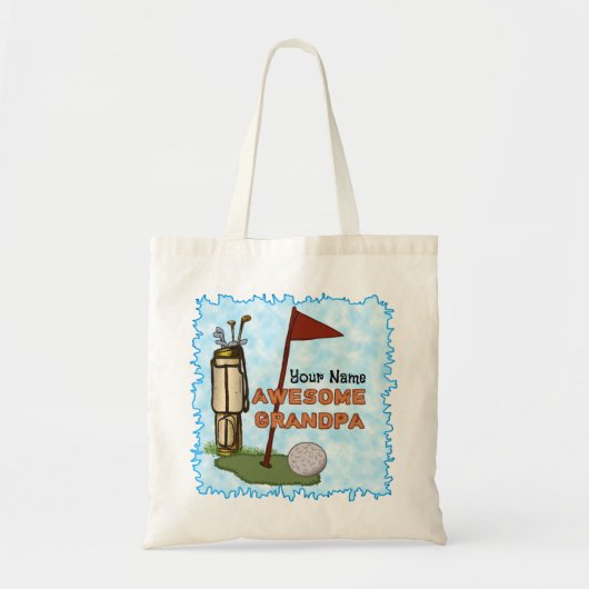 Phantastisch Opa Golf Totasche Tragetasche (Vorne)