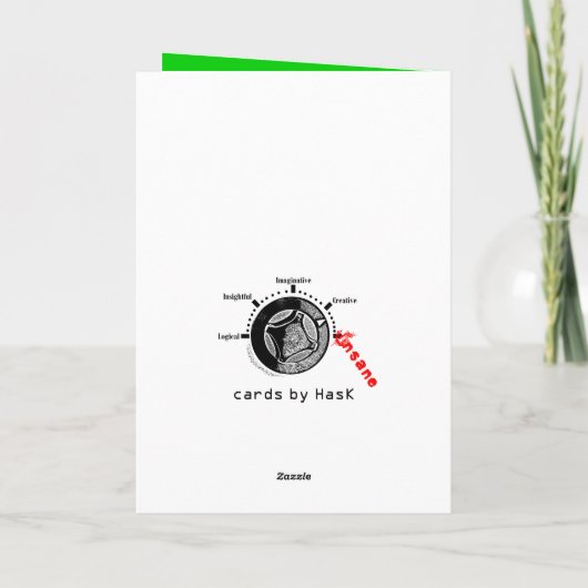 Phantastisch Opossum Geburtstag Karte (Rückseite)