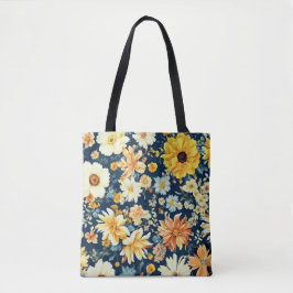 Phantastisch orangefarbene, zarte weiße Blume Tasche