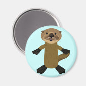 Phantastisch Otters Magnet (Vorderseite/Rückseite)