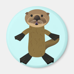 Phantastisch Otters Magnet