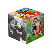 Phantastisch Papa Foto Cube Würfel (Rückseite Schrägansicht)