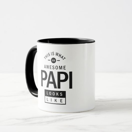 Phantastisch Papi Tasse (Vorderseite Links)