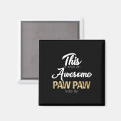 Phantastisch Paw Paw Special Opa Magnet (Vorderseite/Rückseite)