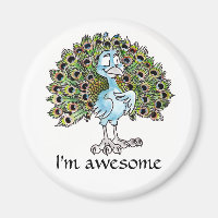 Phantastisch Peacock Magnet