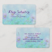 Phantastisch Perfect Modern Blume Visitenkarte (Vorne/Hinten)