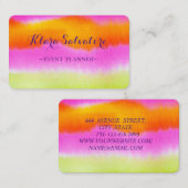 Phantastisch Perfekt, modern und farbenfroh Visitenkarte (Vorne/Hinten)