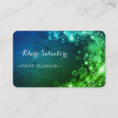 Phantastisch perfekte Weihnachts-Grünbeleuchtung Visitenkarte (Vorderseite)