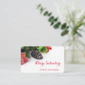 Phantastisch perfekte Weihnachtszeit  Visitenkarte (Stehend Vorderseite)