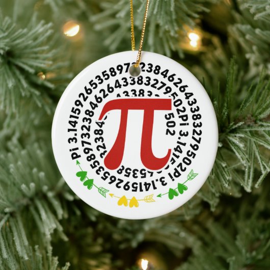 Phantastisch Pi Symbol Pi Day Math Lehrer Keramik Ornament (Baum)