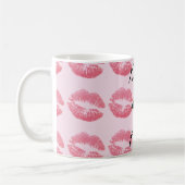 Phantastisch Pink Kisses Kaffeetasse (Links)