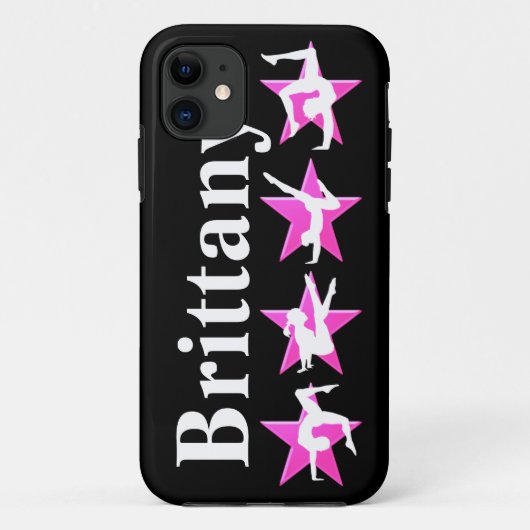 PHANTASTISCH PINK PERSONALISIERT GYMNASTICS IPHONE Case-Mate iPhone HÜLLE (Rückseite)