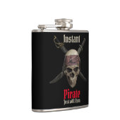 Phantastisch Pirate Barware Flachmann (Rechts)