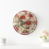 Phantastisch Pizza Clock Große Wanduhr (Zuhause)