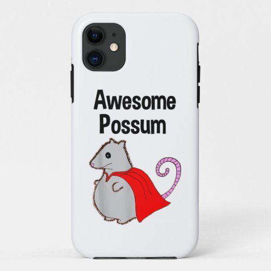 Phantastisch Possum Funny, Niedlich. tierisches Lo Case-Mate iPhone Hülle (Rückseite)