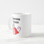 Phantastisch Possum Funny, Niedlich. tierisches Lo Kaffeetasse (Vorderseite Links)