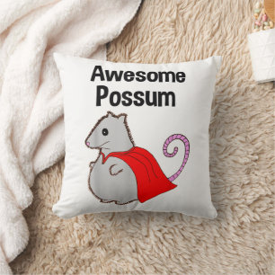 Phantastisch Possum Funny, Niedlich. tierisches Lo Kissen