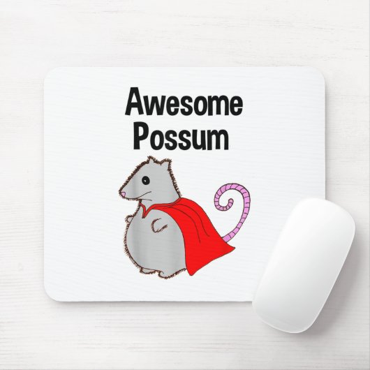Phantastisch Possum Funny, Niedlich. tierisches Lo Mousepad (Mit Mouse)