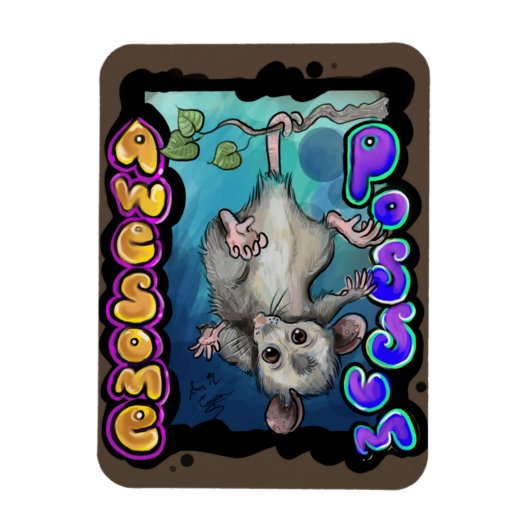 Phantastisch Possum! Magnet (Vertikal)