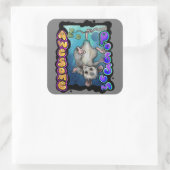Phantastisch Possum! Quadratischer Aufkleber (Tasche)