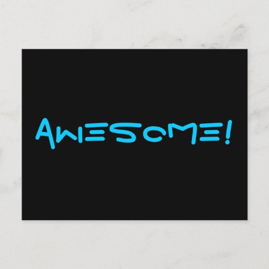 Phantastisch! Postkarte (Vorderseite)