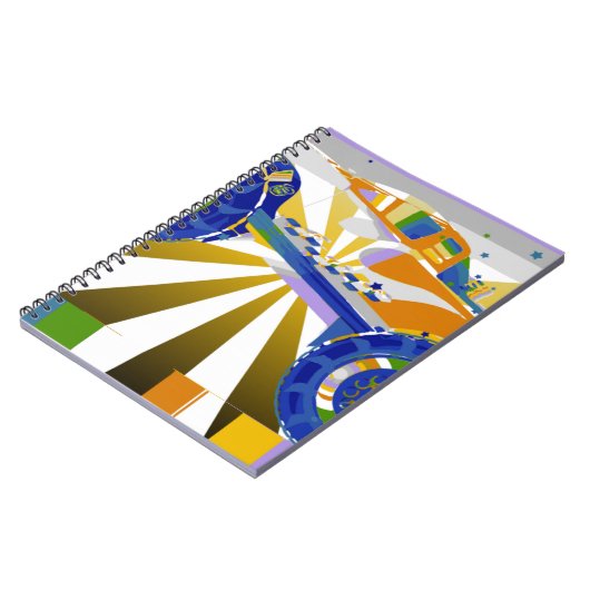 Phantastisch-psychedelischer Monster-LKW Notizblock (Linke Seite)