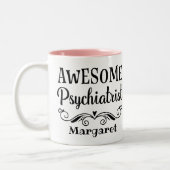 Phantastisch Psychiater Personalisiert Zweifarbige Tasse (Links)