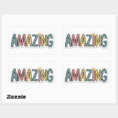 Phantastisch Rechteckiger Aufkleber (Blatt)