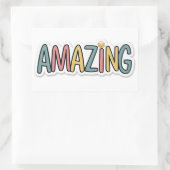 Phantastisch Rechteckiger Aufkleber (Tasche)