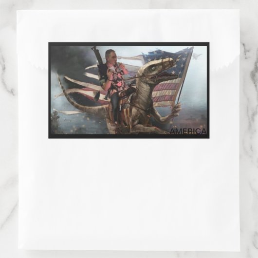 PHANTASTISCH RECHTECKIGER AUFKLEBER (Tasche)