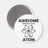 Phantastisch rechts bis zum Atom Magnet (Vorderseite/Rückseite)