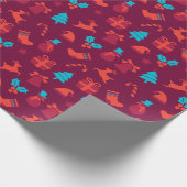 Phantastisch Red Christmas Geschenkpapier (Ecke)