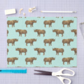 Phantastisch Rhinoceros Safari Seidenpapier (Handwerk)