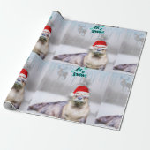 Phantastisch River Otter Weihnachtsgeschenk Wrap Geschenkpapier (Ungerollt)