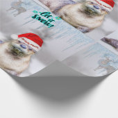Phantastisch River Otter Weihnachtsgeschenk Wrap Geschenkpapier (Ecke)