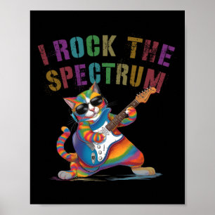 Phantastisch Rock I Rock the Spectrum Autism Mama Poster