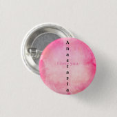 Phantastisch rosa Farbe Button (Vorne & Hinten)
