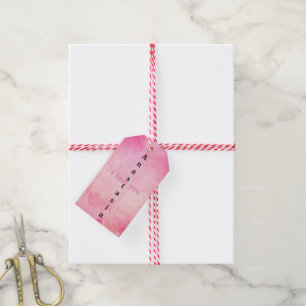 Phantastisch rosa Farbe Geschenkanhänger