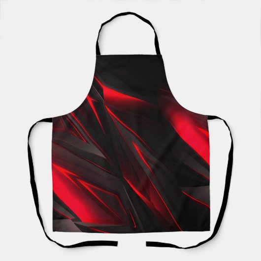 Phantastisch rot bis zum Punktabstraktdesign Schürze (Vorderseite)