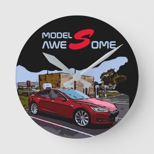 PHANTASTISCH RUNDE WANDUHR (Vorderseite)